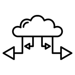 CloudRelay Vector Icon