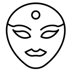 Facial Mask Vector Icon