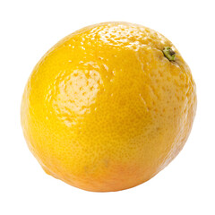 A meyer lemon isolated on a transparent background
