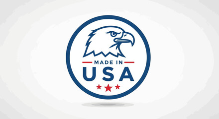 Outlined American Eagle Head Logo 