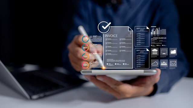 Invoice automation streamlines enterprise billing, tax management, accounting, payment orders, loan processing, and report generation for accurate business finance database