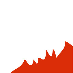 Fire frame corner border