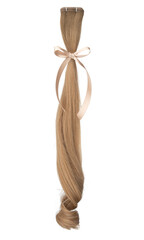 Women Curly Long Hair Wigs On PNG Transparent Background .Cut-Out Layer Mask With Adobe Photoshop...