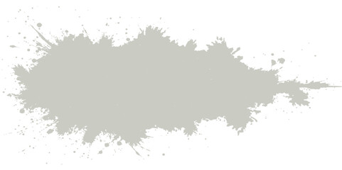 Abstract grunge background with black ink splat pattern, resembling a dirty map illustration of Europe with a textured frame design and artistic color drops