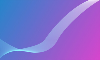 abstract blue and purple background with a flow of lines or a bright transparent curved stripe