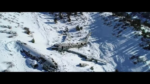 plane crash footage