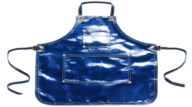 Apron in focus: A close-up shot of a professional apron. Meticulously crafted with attention to detail, ready for culinary endeavors. 