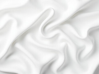 Fototapeta premium Smooth White Silk Fabric