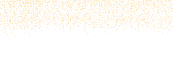 Magic gold glitter star dust isolated on transparent background. Glowing sparks holiday confetti. Falling sparkling particles for luxury celebration, decor, festive design elements, PNG 