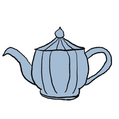 teapot isolated on white