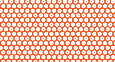 seamless pattern with circles two color repeat pattern