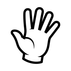 Obraz premium Hand gesture illustration
