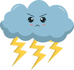 Simple Cute Cartoon Weather Icon