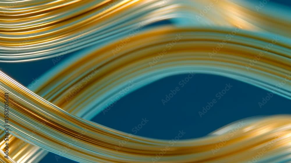Poster close-up of translucent fiber ribbon under microscope showing intricate details and patterns