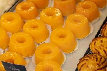 Typical Portuguese custard pastries