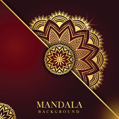  Luxury Mandala Background &ndash; Ornate Gold & Emerald Geometric Pattern Illustration