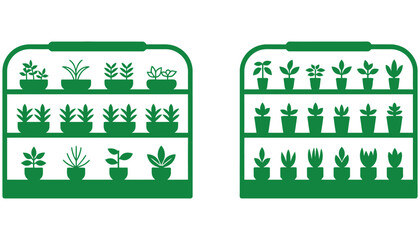 Green eco recycling symbol with tree leaf design and wine bottle illustration
