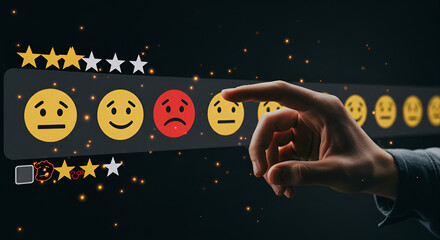 Rating customer experience with touch Stars