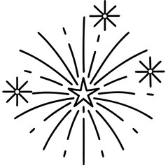Obraz premium Firework Symbol