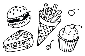 set-of-hand-drawn-fast-food-and-dessert-doodle-obj.eps