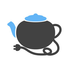 Electric kettle illustration