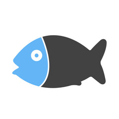 Simple cartoon fish
