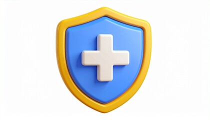 Obraz premium Health 3D rendered icon i