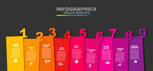 Infographic design template with place for your data. Vector illustration.