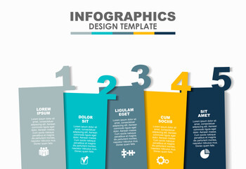 Infographic design template with place for your data. Vector illustration.