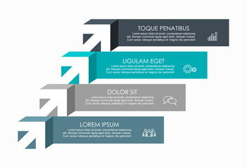 Infographic design template with place for your data. Vector illustration.