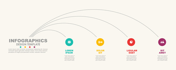 Infographic design template with place for your data. Vector illustration.