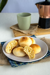 TRADITIONAL COLOMBIAN BREAKFAST ALMOJABANA WITH COFFEE