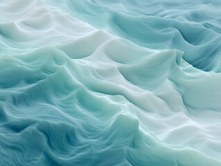 Obraz premium Minimalist abstract background of transparent ocean waves