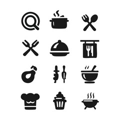 Modern icon set illustration several type of icon