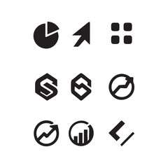 Modern icon set illustration several type of icon