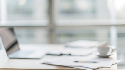 Professional Workspace Defocused