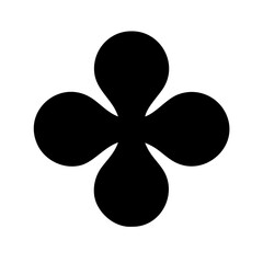 Four leaf clover icon vector illustration