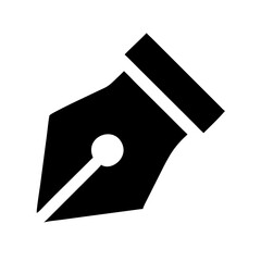 Fountain pen nib icon vector illustration
