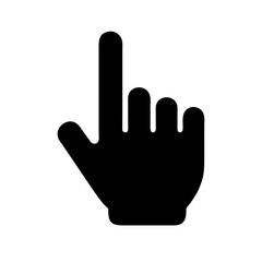 Middle finger gesture icon vector illustration