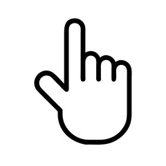 Middle finger gesture icon vector illustration