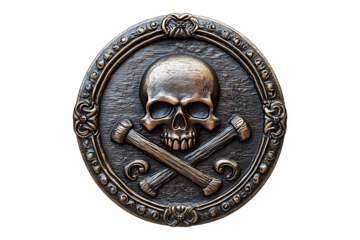 Pirate medallion high quality realistic image