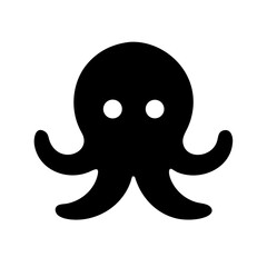 Octopus sea creature icon vector illustration