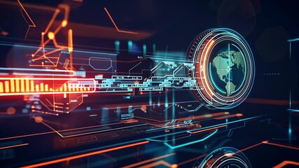 abstract technology background - Powered by Adobe