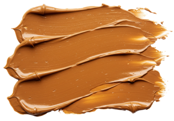 Isolated Swatches Thick Chocolate Frosting