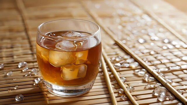 冷たい麦茶