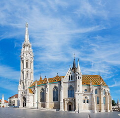 Matthias church in Budapest in Hungary