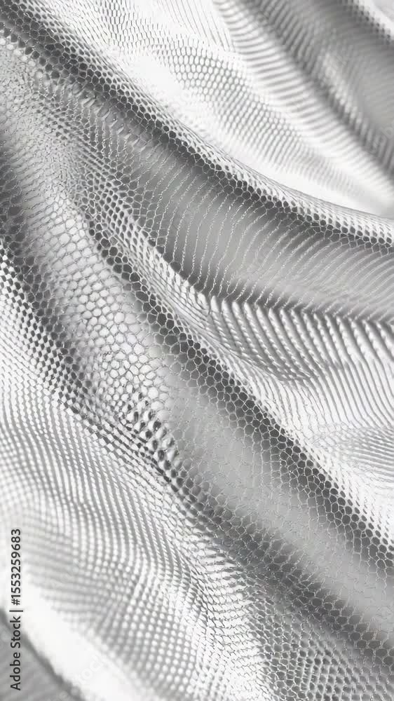 Aufkleber glimmering silver abstract texture. this features a close-up of a shiny and smooth material with a r