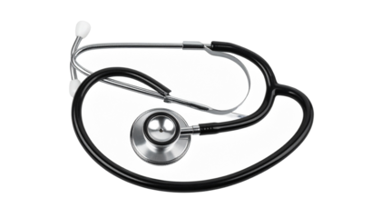 stethoscope isolated on white background.