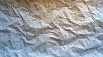 Crumpled Light Grey Paper Texture