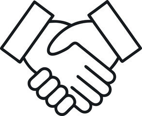 handshake vector illustration